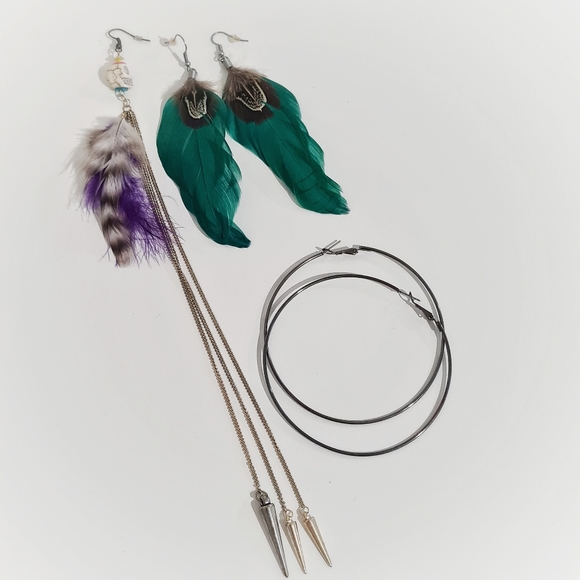 Edgy Jewellery Bundle - Necklaces  Earrings Bracelets - All Excellent Condition - Picture 7 of 11